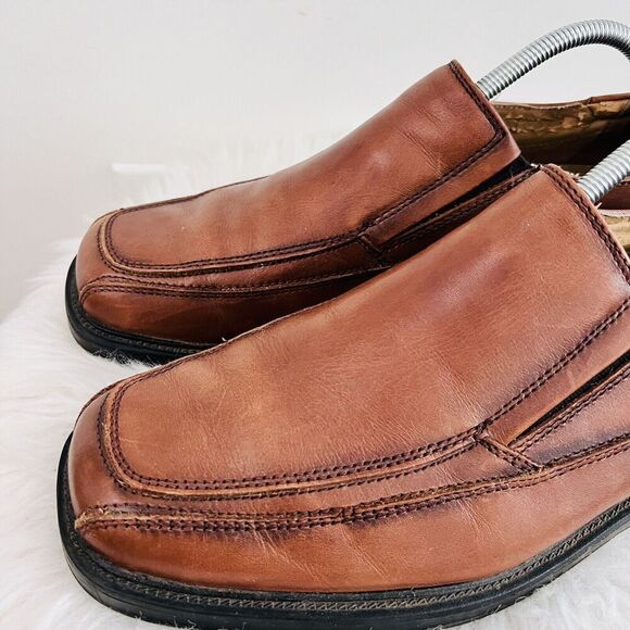 🎉Clearance🎉Dockers Brown Leather Pro Style All Motion Comfort Dress Shoes 9M - Picture 2 of 10